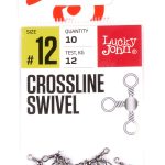 Вертлюги трехстор. LJ Pro Series CROSSLINE SWIVEL №12, 10 шт, 12 кг