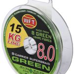 Леска плетёная WFT KG x8 Green 150 м, 0.12 мм