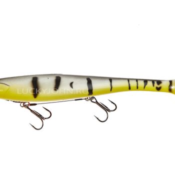 Набор Виброхвост + стингер LJ 3D Series Kubira Swim Shad 10,3" (26 см), цвет PG23, 1 шт.