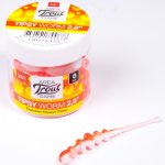 Слаги съедобные LJ Pro Series Tipsy Worm 2,3 in (58 мм), цвет T73, 12 шт — изображение 2