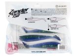 Виброхвост LJ 3D Series Zander Paddle Tail 4.8" (12 см), цвет Z13, 4 шт. — изображение 4