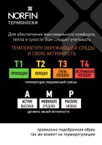 Носки Norfin T3A NORDIC MERINO HIKING CREW р.(42-44) L — изображение 7