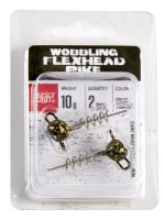 Груз-головки спираль LJ 3D BBS Series Wobbling Flexhead Pike 10г, цвет 003, 2шт. — изображение 3