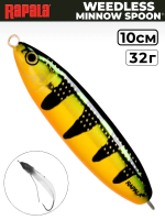 Незацепляйка RAPALA Minnow Spoon RMS10 / 10 см, 32 г, цвет FLP — изображение 2
