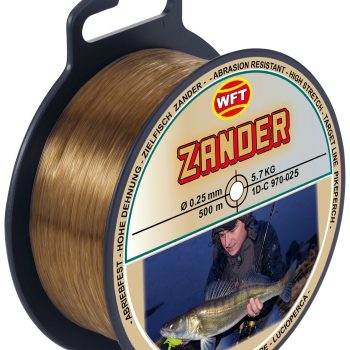 Леска монофильная WFT Zielfisch Zander (Для ловли судака) 500 м, 0.25 мм