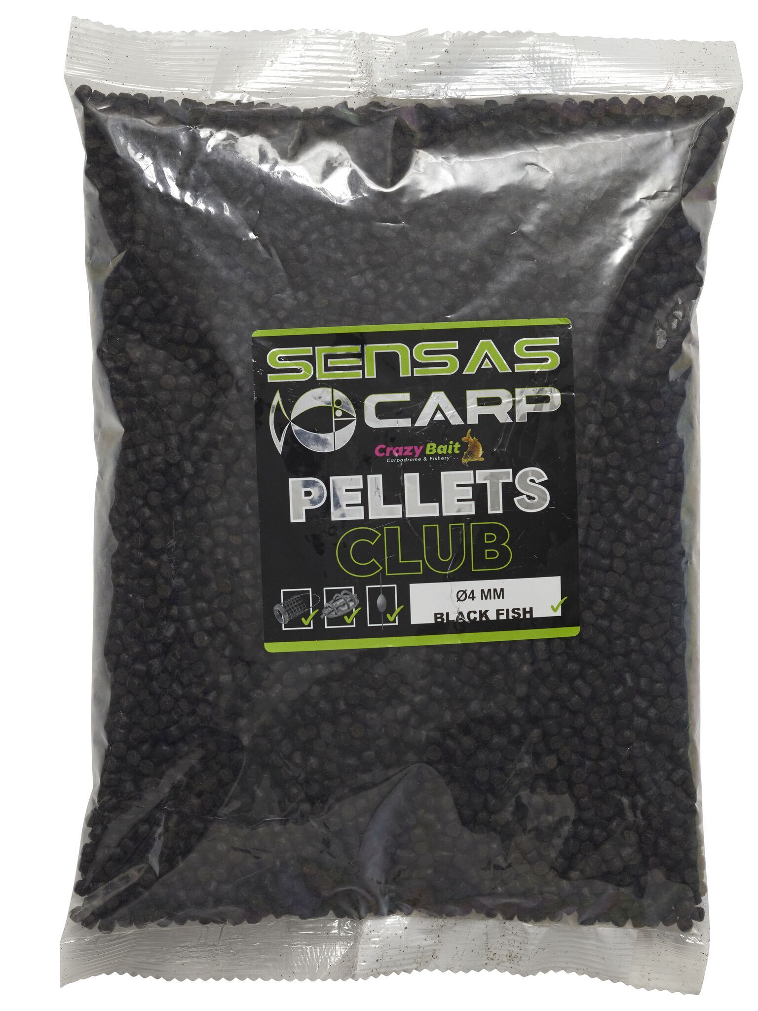 7be76ac5_4430_11ef_92f2_3cecef0ec930_59ebb9dc_b94f_11ef_92f9_3cecef0ec930 Пеллетс Sensas Club BLACK FISH 4мм 1кг — изображение 1