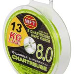 Леска плетёная WFT KG x8 Chartreuse 150 м, 0.10 мм