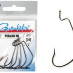 Крючки офсетные Gamakatsu WORM 314 HOOKS №3/0, 6шт.