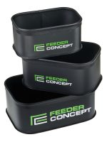 Емкости для прикормки и насадки Feeder Concept EVA 3шт. набор 270х170х100