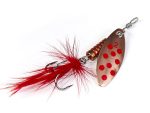 Блесна вращающаяся LUCKY JOHN Spin-X Long №4, 9 г, цвет CR, арт. LJSL04-CR