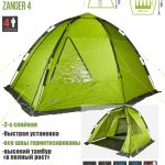 Палатка автоматическая 4-х местная Norfin ZANDER 4 NF