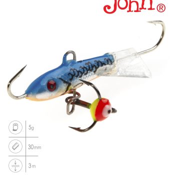 Балансир LUCKY JOHN Classic №3 (+тройник), цвет 45H, арт. 81301-45H