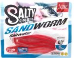 Черви съедобные искусственные Salt Water SANDWORM 4in (10 см), цвет F40, 15шт. — изображение 4