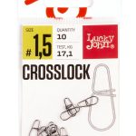 Застежки LJ Pro Series CROSSLOCK №0015, 17кг, 10шт.