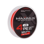 Плетеный шнур Maximus 4PE / #1.5 / 0.202 мм / Red / 150 м