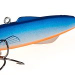 Воблер вертикальный Lucky John HotDog VIB 80, цвет 002